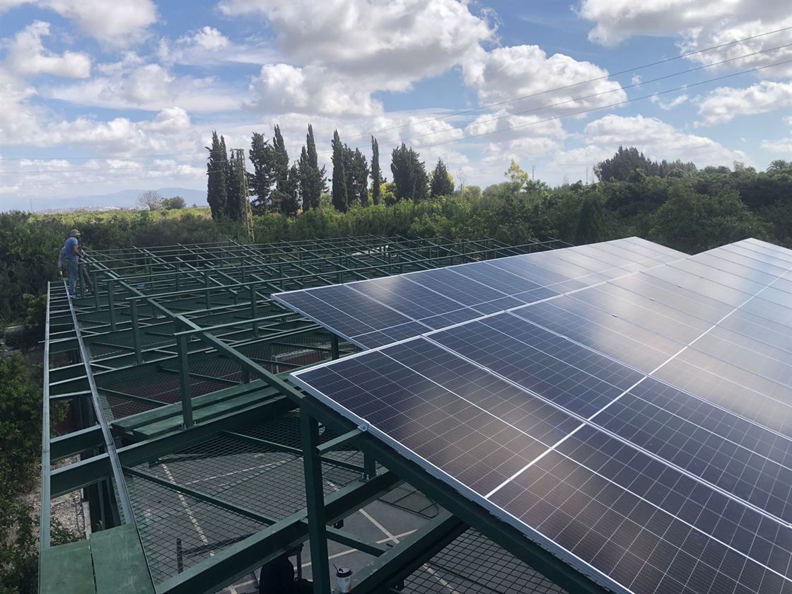 Sports Court Solar Structure