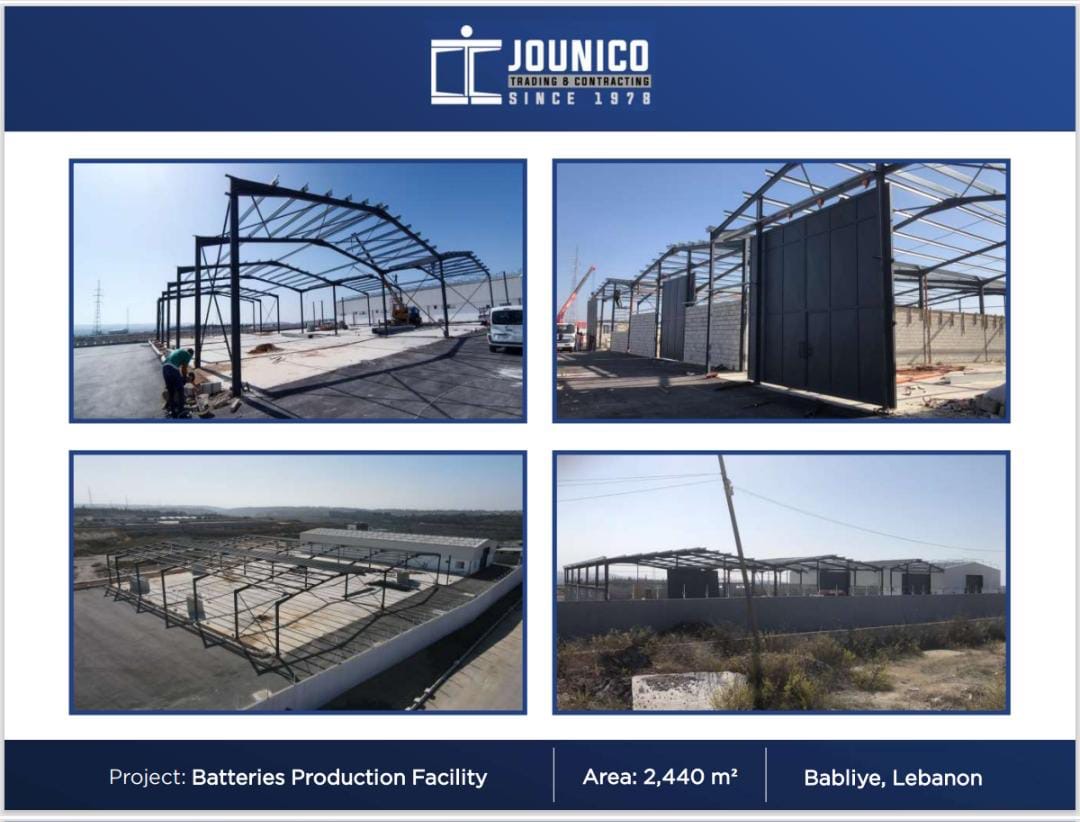 Batteries Production Facility — Babliye, Lebanon
