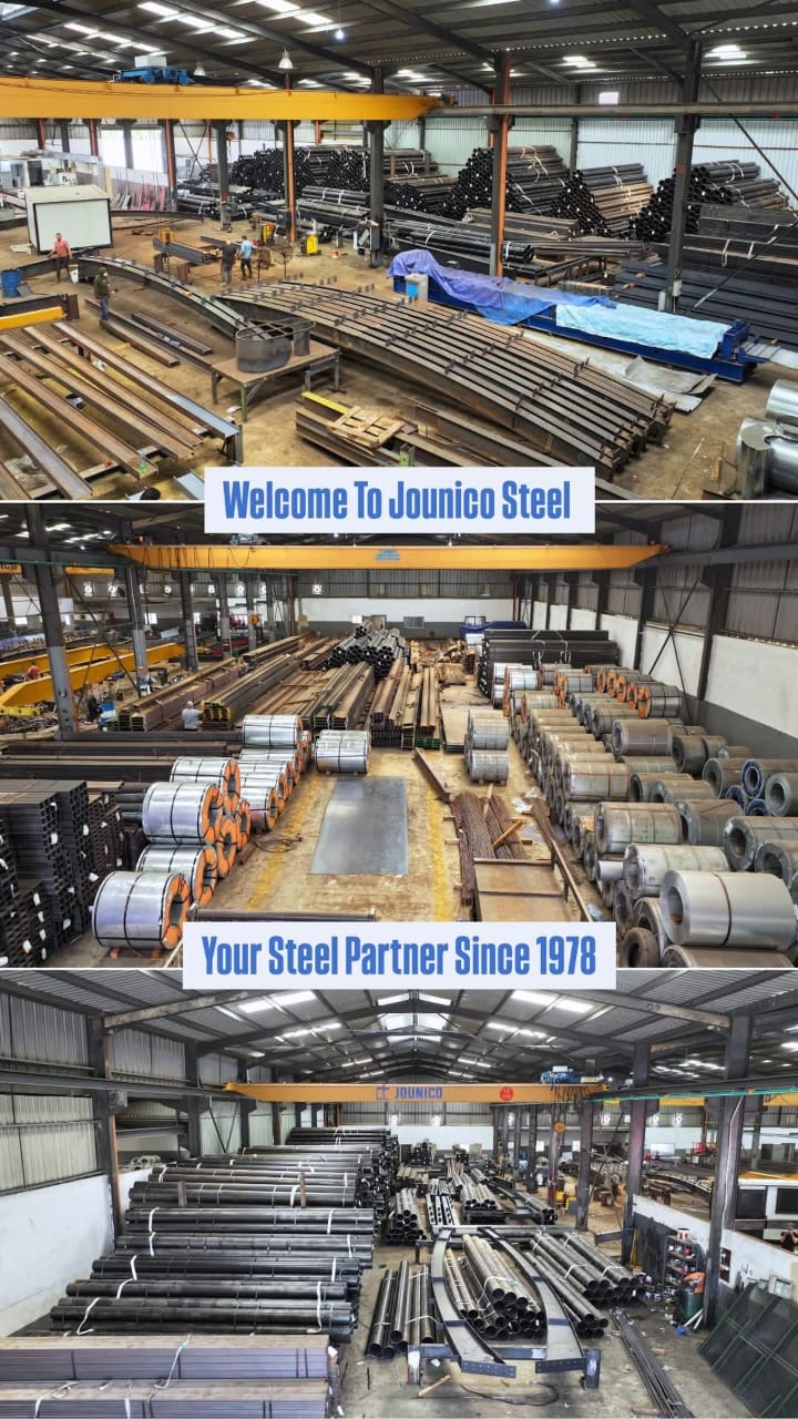 Inside the Jounico steel stockyard — South Lebanon